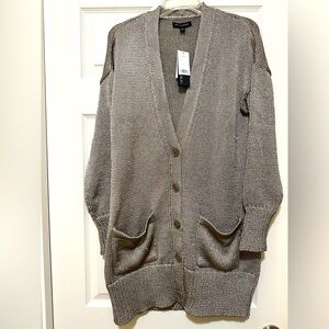 NWT Silver Banana Republic Cardigan Size L